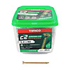 TIMCO 5.0 x 80mm PZ2 Double Countersunk Twin-Cut C2 Strong-Fix Screws (x350) 50080C2TUB