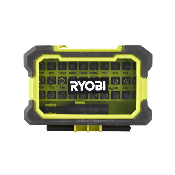 Ryobi TORQUE+ Impact 25mm Screwdriver Bit Set (31 Piece) RAK31MSDI