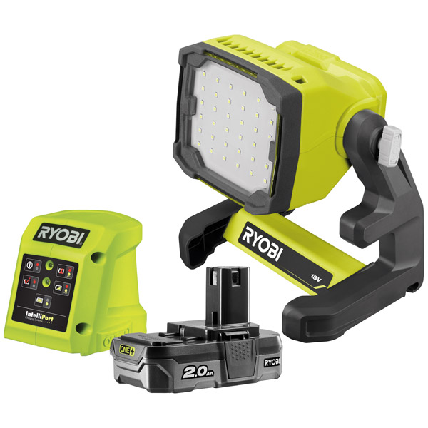 Ryobi ONE+ Flood Light Kit (1x 2.0Ah) 18V RLFD18-120