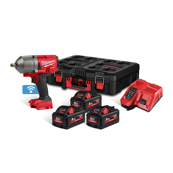 Milwaukee 1/2" Impact Wrench Kit M18 FUEL ONE-KEY M18ONEFHIWF12-533P