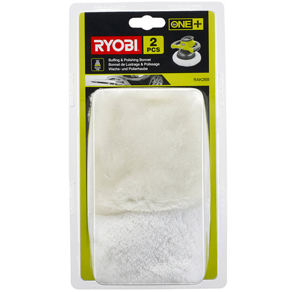 Ryobi RAK2BB Buffing and Polishing Bonnet Set