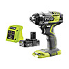 Ryobi ONE+ 4-Mode Brushless Impact Driver 18V R18IDBL-120 2.0Ah Kit