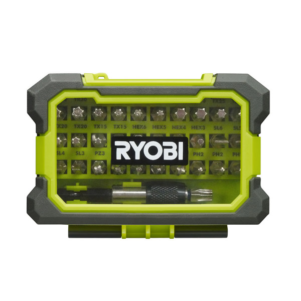 Ryobi RAK32MSD 32 Piece Mixed Screwdriver Bit Set