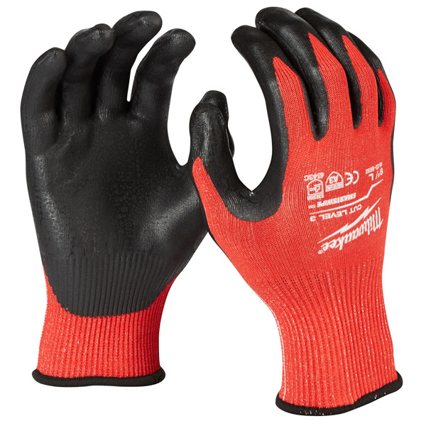 Milwaukee Dipped Gloves Cut Level 3 XL/10 4932471422