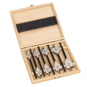 Milwaukee 4932352504 Flat Wood Boring Bit Set (8-piece)