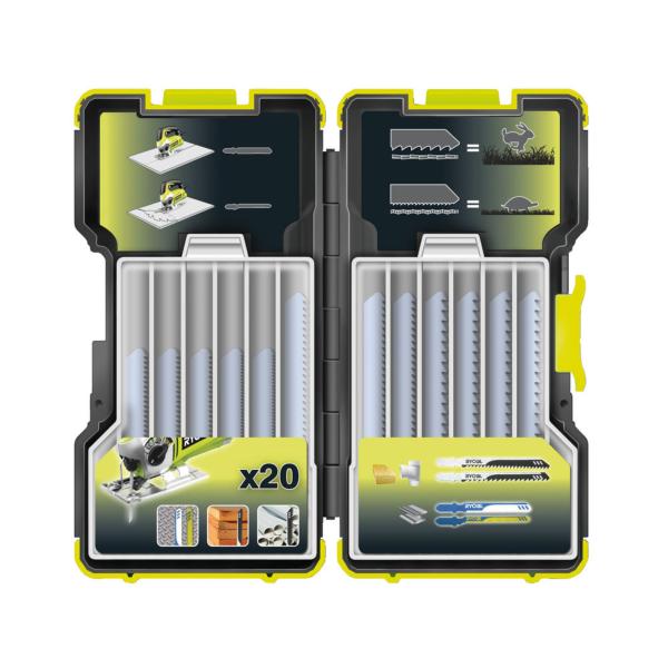 Ryobi Jigsaw Blade Set RAK20JB 20 Piece