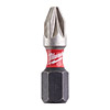 Milwaukee SHOCKWAVE PZ2 25mm Screwdriver Bit 2pk 4932472040