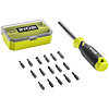 Ryobi 17-in-1 Multi-Bit Screwdriver RHSDM1701