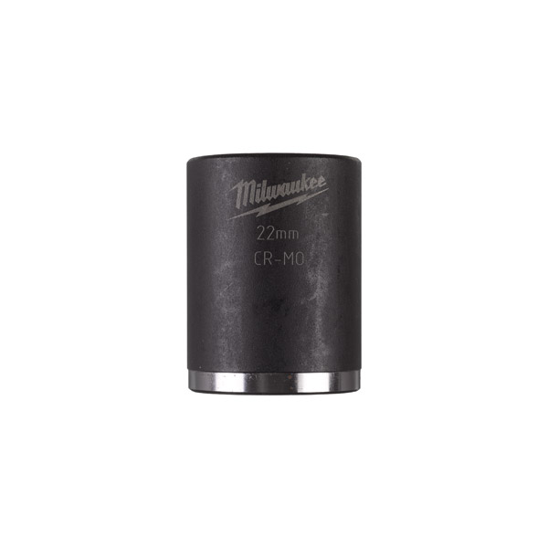 Milwaukee 1/2" 22mm Impact SHOCKWAVE Hexagon Socket Short 4932478046