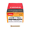 TIMCO 5.0 x 50mm PZ2 Double Countersunk Solo Chipboard & Woodscrews (x200) 50050SOLOC