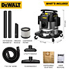 DeWalt 20L Wet & Dry Vacuum Cleaner (240V Corded) DXV20S