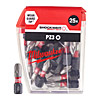 Milwaukee Shockwave PZ3 x 25mm Screwdriving Bits (25PC) 4932472043