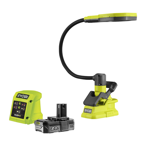 Ryobi ONE+ Magnifying Clamp Light Kit (1x 2.0Ah) 18V RML18-120