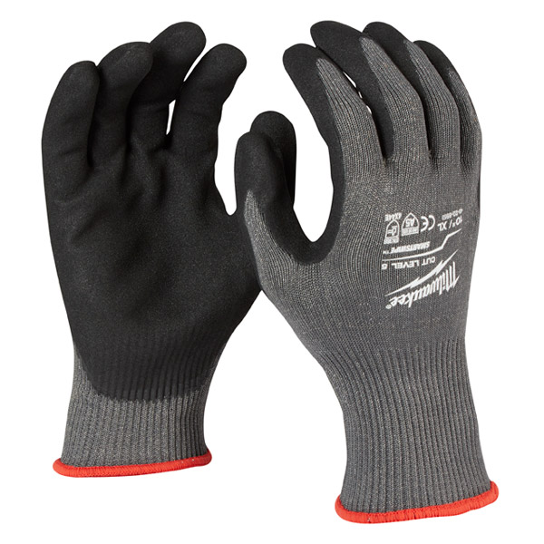 Milwaukee Dipped Gloves Cut Level 5 XXL/11 4932471427