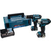 Makita CLX201AJ 10.8 Volt Cordless Drill Driver and Impact Twin Pack.