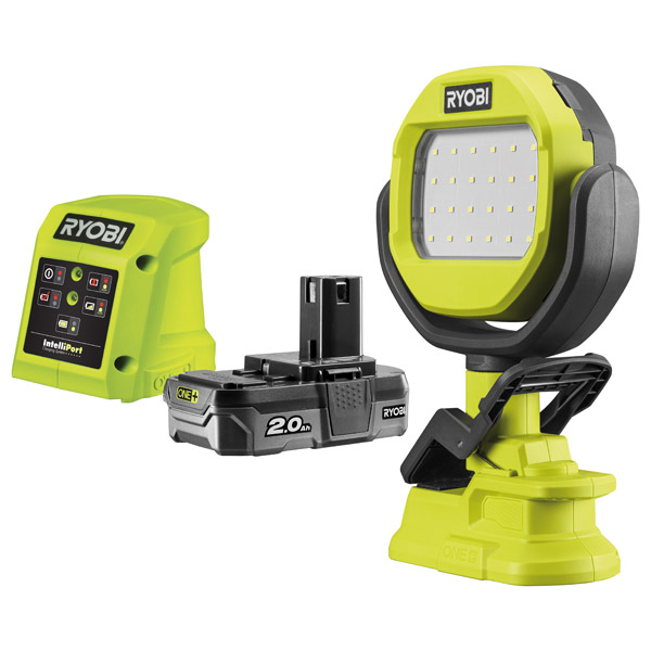 Ryobi ONE+ LED Clamp Light Kit (1x 2.0Ah) 18V RLCL18-120